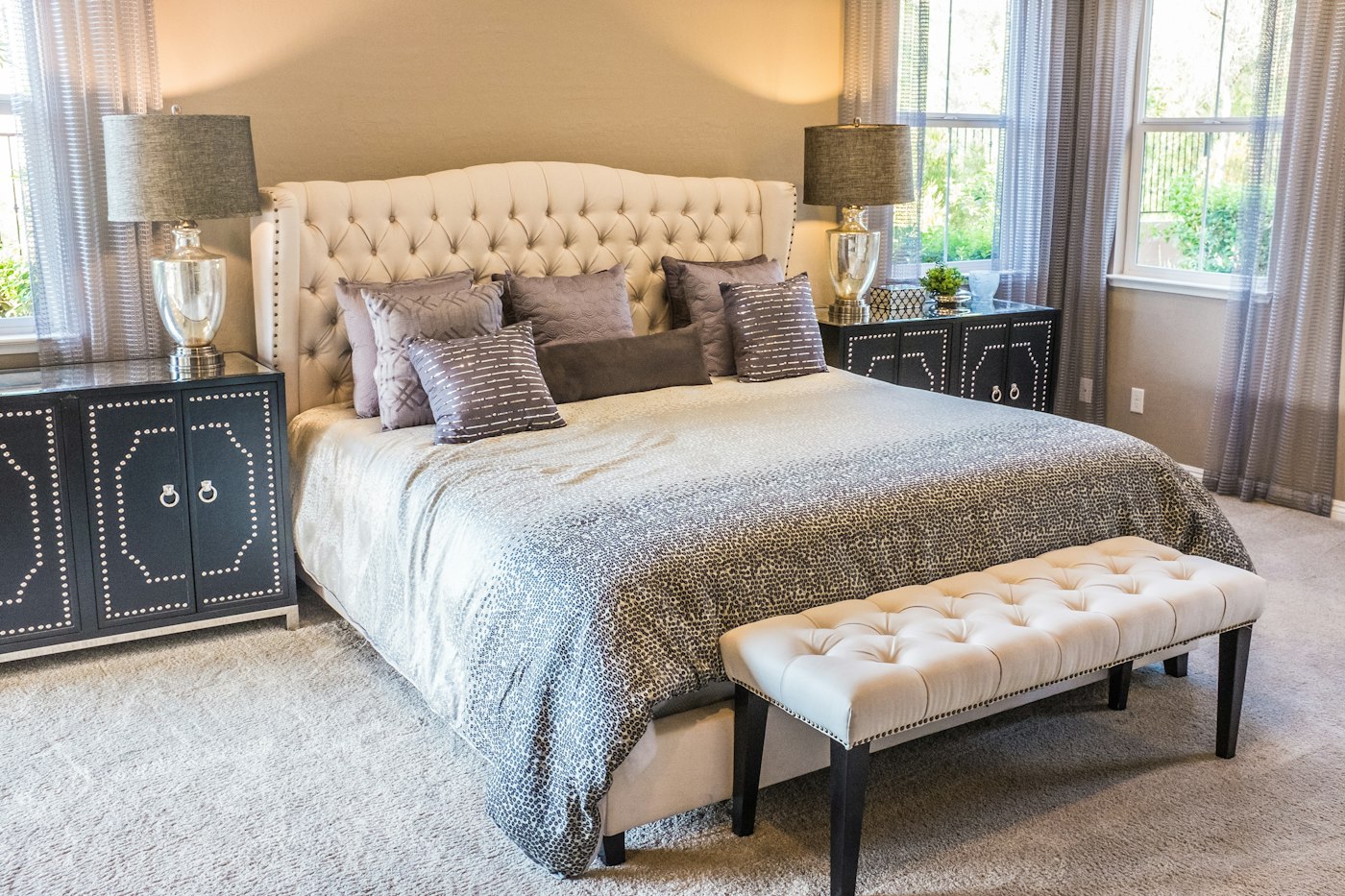 A freshly made bed is the fastest way to make a bedroom feel finished.